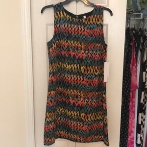 Multicolor Dress with zip back